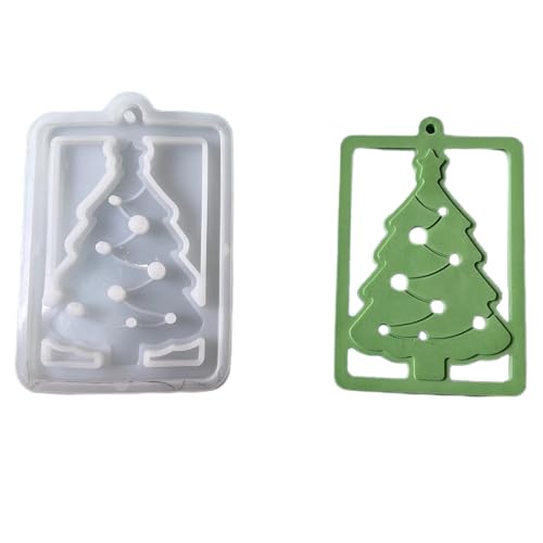 Molde cortador de galletas de Navidad con diseños desmontables para hornear y embalaje de regalo, adorno de silicona hecho a mano para decoración de Navidad