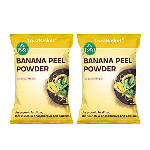 TrustBasket Banana Peel Powder Organic Fertilizer for Plants (450...