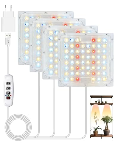 Pflanzenlampe LED Vollspektrum Wasserdicht,Pflanzenlicht für...