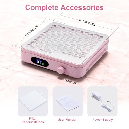 Recolector de polvo para uñas con 10 velocidades miniatura 7
