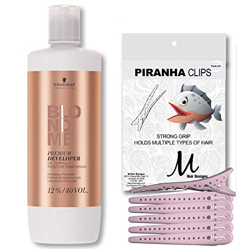 Schwarzkopf Blonde Me Premium Developer Oil Formula 12% 40 Volume 33.8 oz