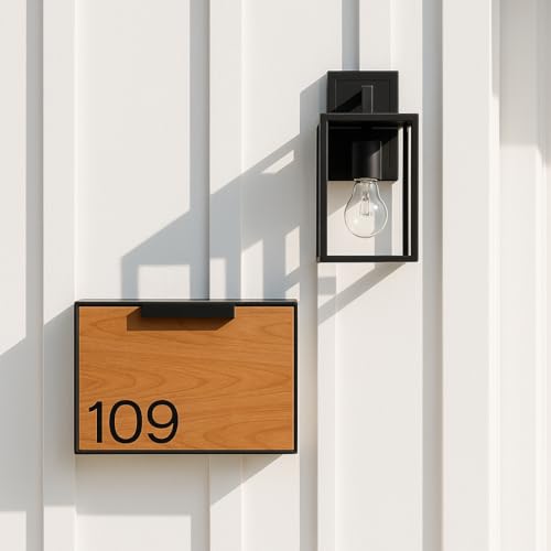 Movo Home Wall Mount Mailbox, Modern Wood Mailbox for House Allen by Movo Home - Image 7