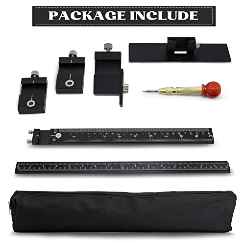Cabinet Hardware Jig,Aluminum Alloy Cabinet Handle Template Tool-Cabinet Jig For Fast And Accurate Installation Of Handles And Pulls,Sleeve Drawer True Position Tools For Cabinet Knobs Pulls #TOP1