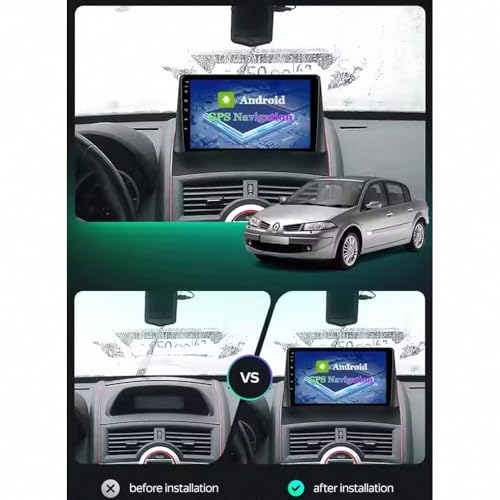 Radio coche Bluetooth Renault Megane 2 2004-2008 con Mirror Link y 32GB 3