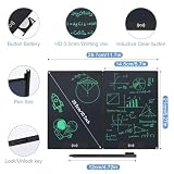 Czemo składana tablica do pisania LCD, 14,3 cala, dla dorosłych, do biura, cyfrowa deska kreślarska z liniami monochromatycznymi 0,5 mm, blok rysunkowy na notatki, listy rzeczy do zrobienia, szkice