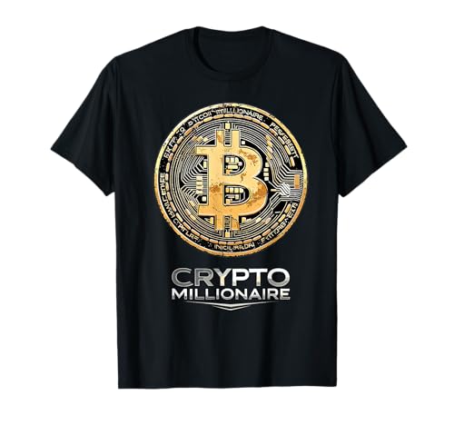 Bitcoin BTC Crypto Millionaire HODL T-Shirt