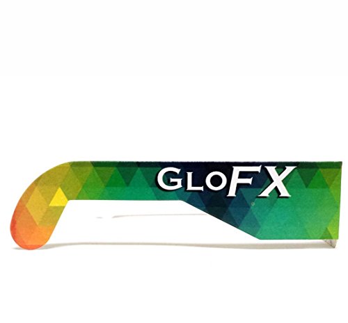 GloFX Paper Cardboard Diffraction Glasses – Geometric Rainbow (10 Pack) Unique Party Favors for Kids