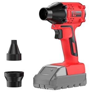 Air Duster Brushless HighSpeed Motor 100,000RPM Fit for Milwaukee 18V Battery Variable Speed Air Blower for Camping Jobsite & Car-Service(Battery not Included)