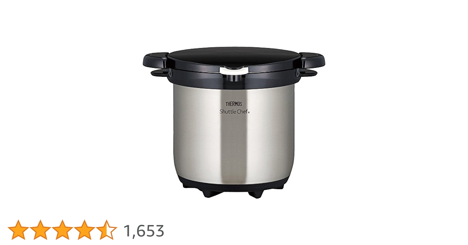 真空保温調理器シャトルシェフ　KBK-4502　クリアステンレス サーモス 真空保温調理器 シャトルシェフ 4.5L KBG-4500 CS