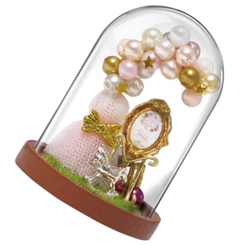 Abaodam ミニチュアハウス模型 創意手作りキット 家用装飾品 実用的でリアルなディテール プレゼントやパーティーに