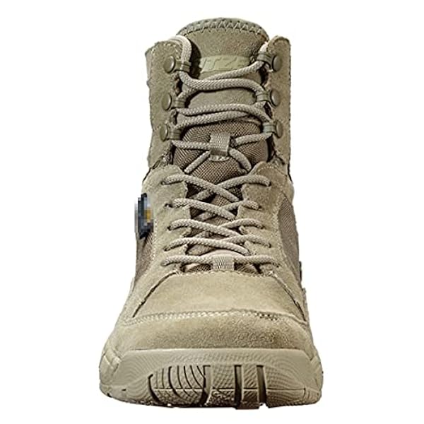 LIOPJH Outdoor Camping Hiking Shoes Soldier Tactical Boots Men's Trekking Climbing Shoes 1000D Waterproof Hiking Trainers