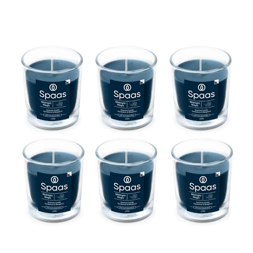 Spaas 6x Bougie Parfumée 25h - Midnight Magic