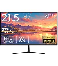 PCモニター　ASTEX21.5型　液晶 Amazon.co.jp: ASTEX 液晶ディスプレイ 21.5インチ FHD 1920X1080 75Hz