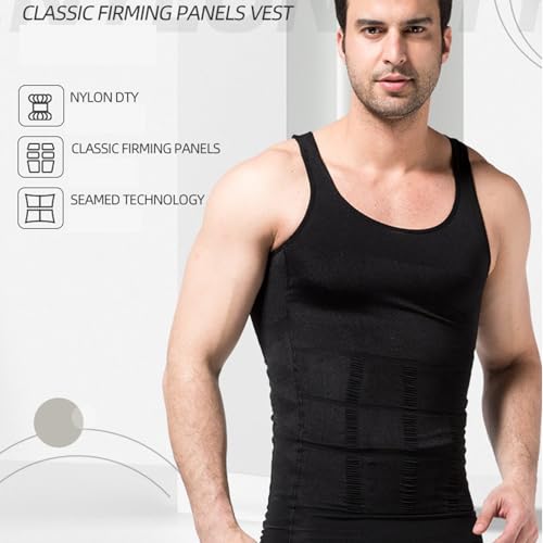Selure Shaping Tank Top Men 2.0, Selure Wear Compression Vest, Shaping Sleeveless Shirts for Men Build a Toned Body2