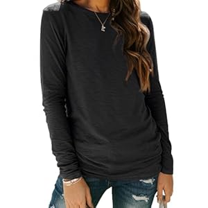 AUTOMET Long Sleeve Shirts for Women Business Casual Tops Fall Fashion Clothes Workout Plus Size Teacher Winter Outfits 2025