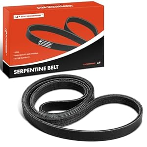 A-Premium Engine Serpentine Drive Belt Compatible with Honda Insight 2010-2014, CR-Z CRZ 2011-2015, 1.3L 1.5L