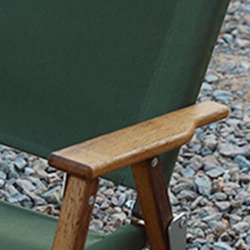 Chaise de camping pliable avec accoudoir élargi et lisse