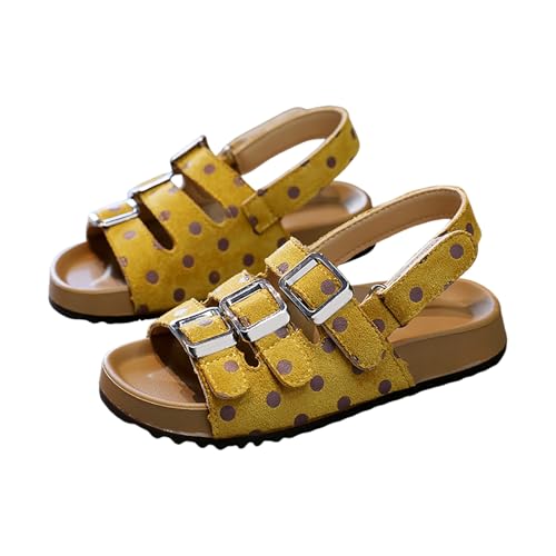 IWIHMIV Girls Sandals Summer Sports Hiking Beach Shoes with Adjustable Straps Comfortable Soft Sole Non Slip Sandals2