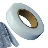 Stoffband zum Säumen – 1,5 cm doppelseitiges Klebeband, klebriges, aufbügelbares, strapazierfähiges Futter, Nähzubehör für Anfänger, Profis, Bastelprojekte | Kleidungsänderungen, Hochzeit, Abschlussba