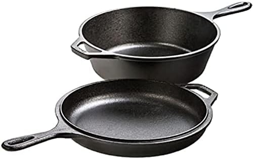 Lodge LCC3 Cast Iron Combo Cooker, Pre-Seasoned, 10.25" -Quart