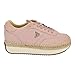 Guess Women's Stefan Sneaker, Soft Pink 680, 8