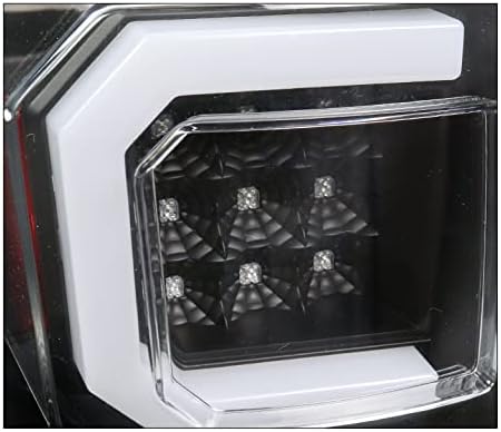 Miniatura 4 de Luces traseras de tubo LED para luces traseras, color negrohumo, compatible con Toyota Tundra 2007-2013
