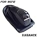Kakulkomen Automatic Leather Gear Shift Knob Lever Gaiter Boot Cover for Benz W211 Avantgarde Classic Elegance (Elegance)