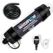 Hesago Waterflow 3 Stadi - Filtro Acqua per Escursionisti e Kit Sopravvivenza, Depuratore, Purificatore, Potabilizzatore - Rimozione Batteri al 99,9%