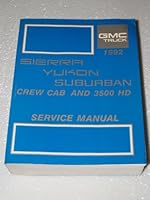 1992 GMC Truck Sierra Yukon Suburban 3500 HD Service Manual B000XYR8NK Book Cover