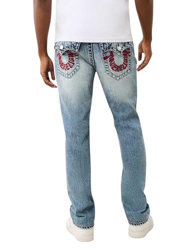 True Religion Mens Ricky Warped Horseshoe Straight Jean3