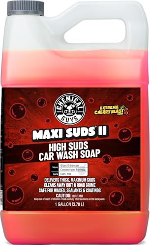 Chemical Guys, Maxi Suds II Foaming Car Wash Soap, Cherry Scent, 1 Gallon