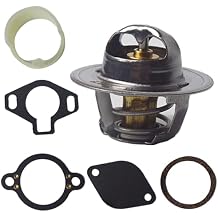 Thermostat Kit 160 for Mercruiser 807252Q5 V6 & V8 4.3L, 5.0L, 5.7L, 7.4L,8.2L 1987-Up Replaces 18-3647
