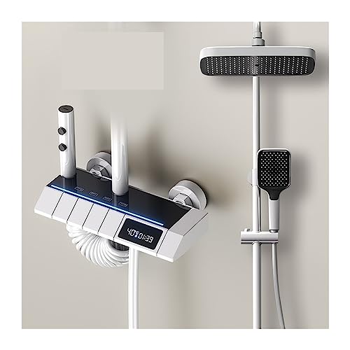 Douche thermostatique LED mélangeur de douche mural - 2