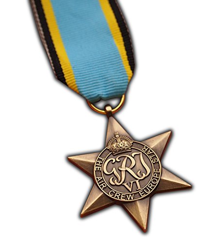 The Air Crew Europe Star Military Medal WW2 Commonwealth British Military Award For | Army | Navy | RAF | REPLICA George VI