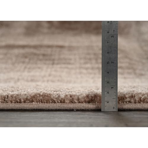 Garland Rug Traditional 3 Piece Nylon Washable Bathroom Rug Set Taupe by Garland Rug - Image 5
