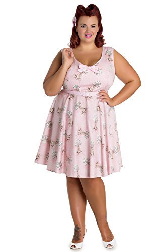 Hell Bunny Plus Size Forest Fairy Tale Victorian Deery Me Pink Party Dress (Xxxl) #TOP29