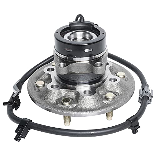 Image of Detroit Axle - 2WD Front Wheel Bearing & Hub Assembly with ABS Sensor for 2004-2008 GMC Canyon Chevy Colorado 2006 Isuzu i-280 2007-2008 i-290 i-370