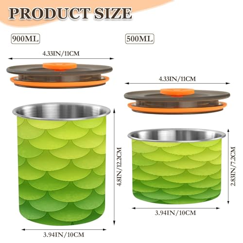 Envase de Café Hermético de Acero Inoxidable 900 ml miniatura 2