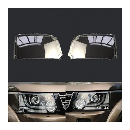 Lentille en verre coque automobile Discovery 4 cache lentille phare de remplacement 2010-2014