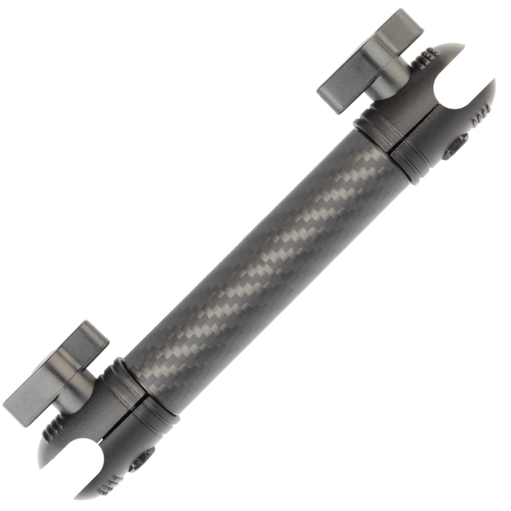 Bulletpoint Mounting Solutions Dash Mount 10cm Arm Compatible with iPhone and Android Smartphones - Fits 20mm Attachment Ball (Matte Black Carbon