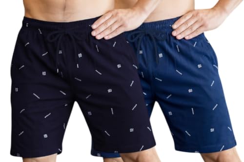 Image of FEEL TRACK Men Cotton Printed Shorts