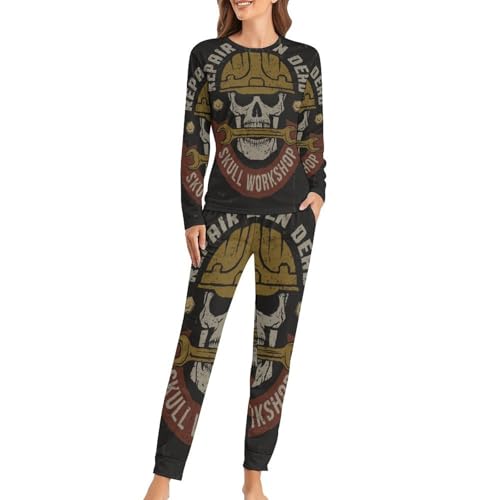 Pyjama femme squelette de travail pour vos soirées cocooning et nuits fraîches d'hiver