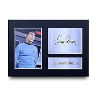 HWC Trading FR A3 Leonard Nimoy Star Trek Cadeaux Imprimé Signé