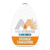MiO Vitamins Orange Tangerine Naturally Flavored Liquid Water Enhancer with 2X More (3.24 fl oz...