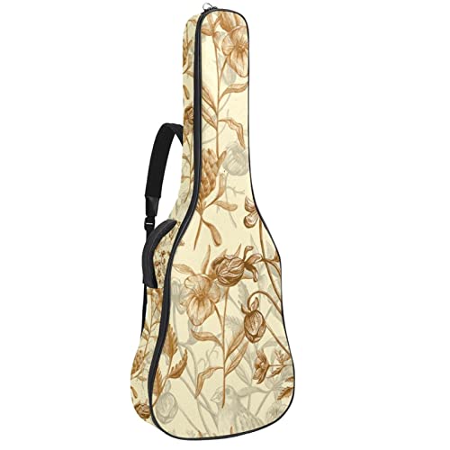 SES Shell Fossils Étui de protection rembourré pour guitare classique acoustique, Multicolore 02, 42.9×16.9×4.7 in… - Les Beatles, Paul McCartney, John Lennon, RIngo Starr, George Harrison SES Shell Fossils Étui de protection rembourré pour guitare classique acoustique, Multicolore 02, 42.9x16.9x4.7 in…