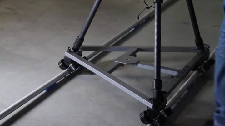 PROAIM Swift Dolly Con Binario Dritto Da 12 Piedi Per Jib E Telecamera – Portata 159 Kg, Leggero E Veloce Da Montare - 4