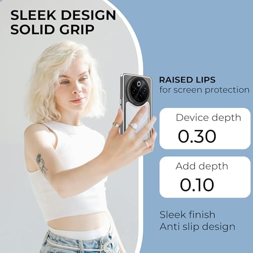 Image of A rtistque Ultra Stylish Back Cover Case for iQOO Z10 / Vivo T4 5G | Premium Shockproof TPU | Protective Design | iQOO Z10 / Vivo T4 Back Cover - Black