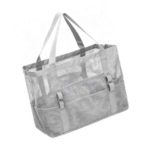 Sac de plage en maille Drfeify pliable grand format pour piscine - 4