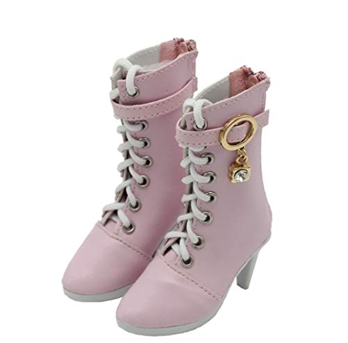 Studio one 7.8 cm Pink Fashion high Heel Boot PU Shoes for 1/3 BJD Doll 60 cm Doll Studio one 7.8 cm Pink Fashion high Heel Boot PU Shoes for 1/3 BJD Doll 60 cm Doll