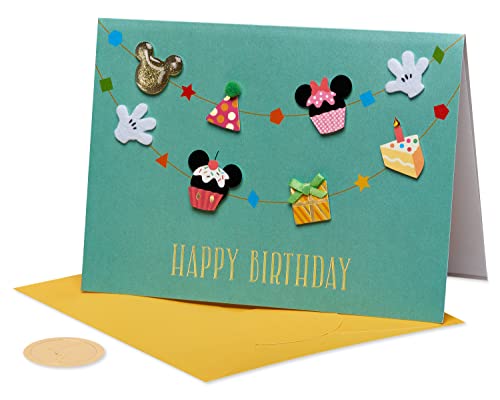 Image of Papyrus Disney Birthday Card (Sending Special Wishes)